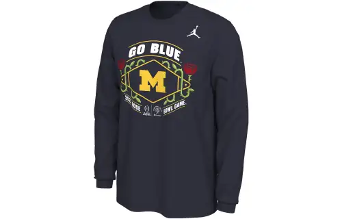 Jordan College T Shirt Men's Marine Blue