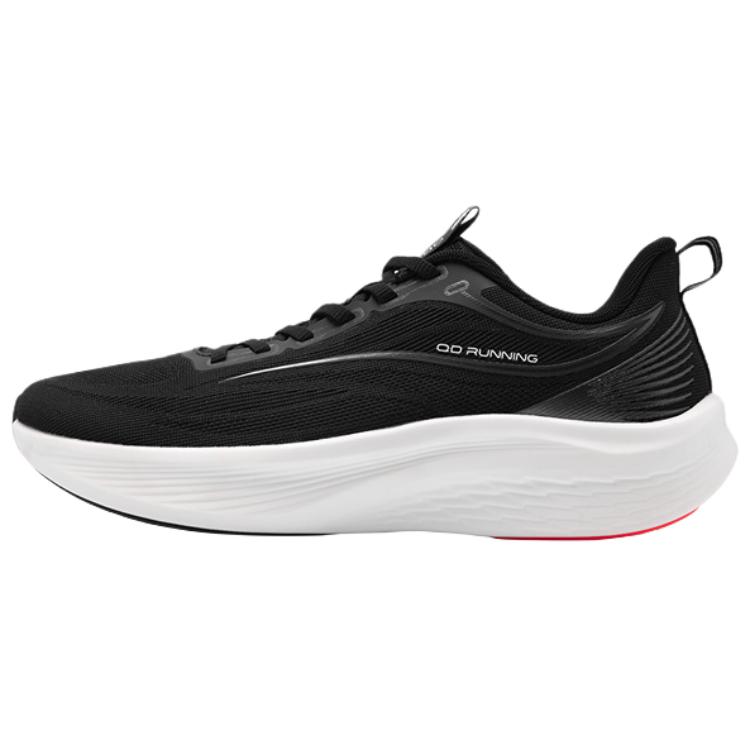 QIAODAN Q LITESPEED 6.0 Slip Resistant Abrasion Resistant Low top Casual Running Shoes Men’s Black White