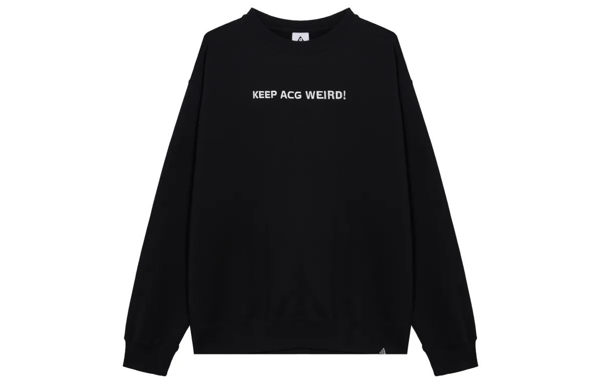 Nike ACG THERMA-FIT T-Shirts Unisex Black Crew Neck Moderate