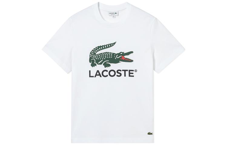 Мужская футболка LACOSTE С логотипом (белая)