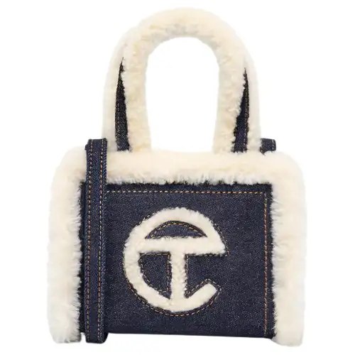 UGG Fabric Tote Bag, Shopping Bag, Portable Crossbody Bag, Shoulder Bag Small Women's Denim Blue