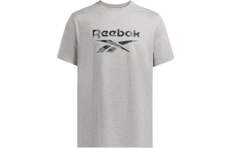 Reebok T Shirt Men's Light Gray