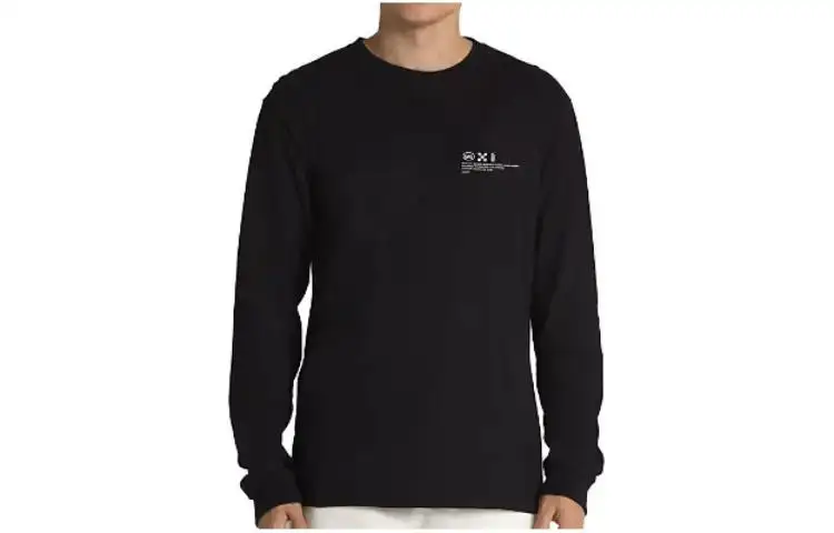 Vans Prestige Worldwide T Shirts Men's Black Crew Neck Moderate Straight Fit
