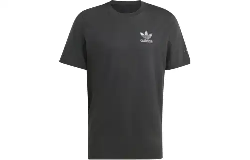 Adidas Originals Diver City Graphic Blur Trefoil Tee T Shirt Men's Black