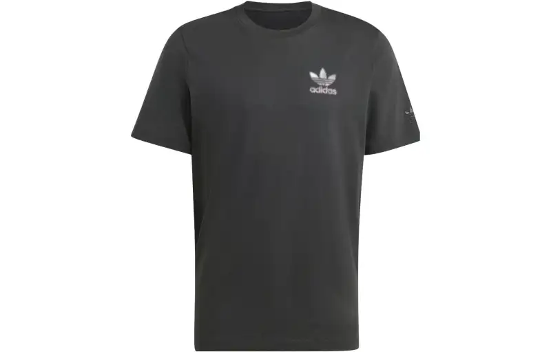 Adidas Originals Diver City Graphic Blur Trefoil Tee T Shirt Men's Black