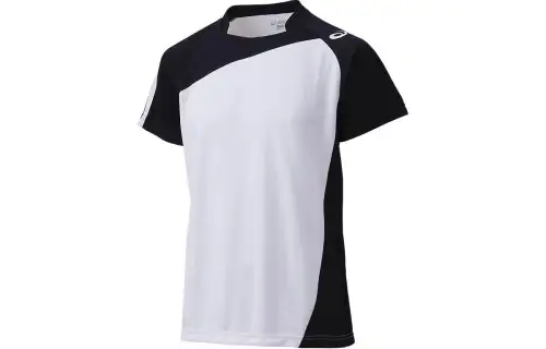 ASICS Unisex Volleyball Suit T Shirt Unisex Black White