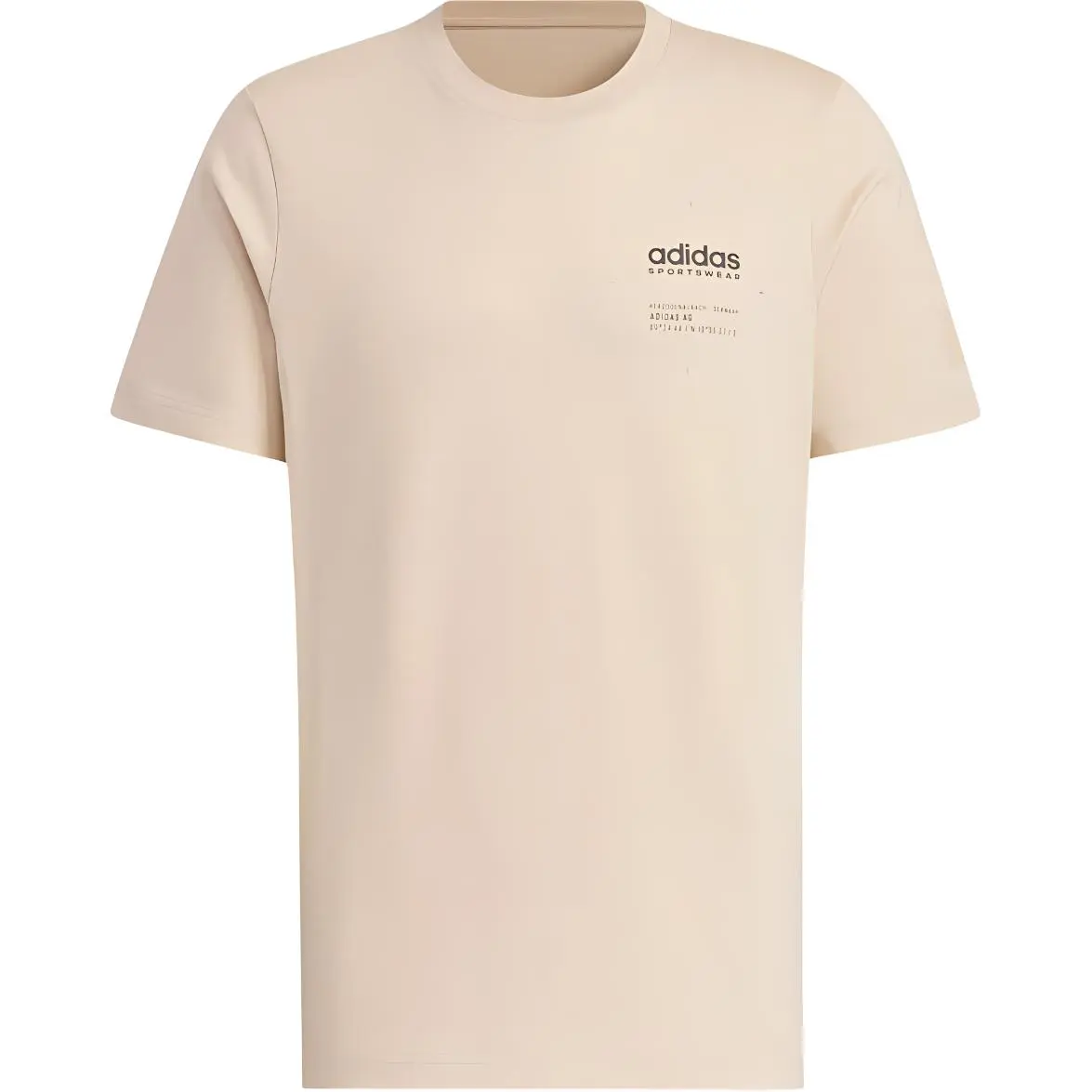 Adidas SS24 T Shirt Unisex Magic Light Brown/Black