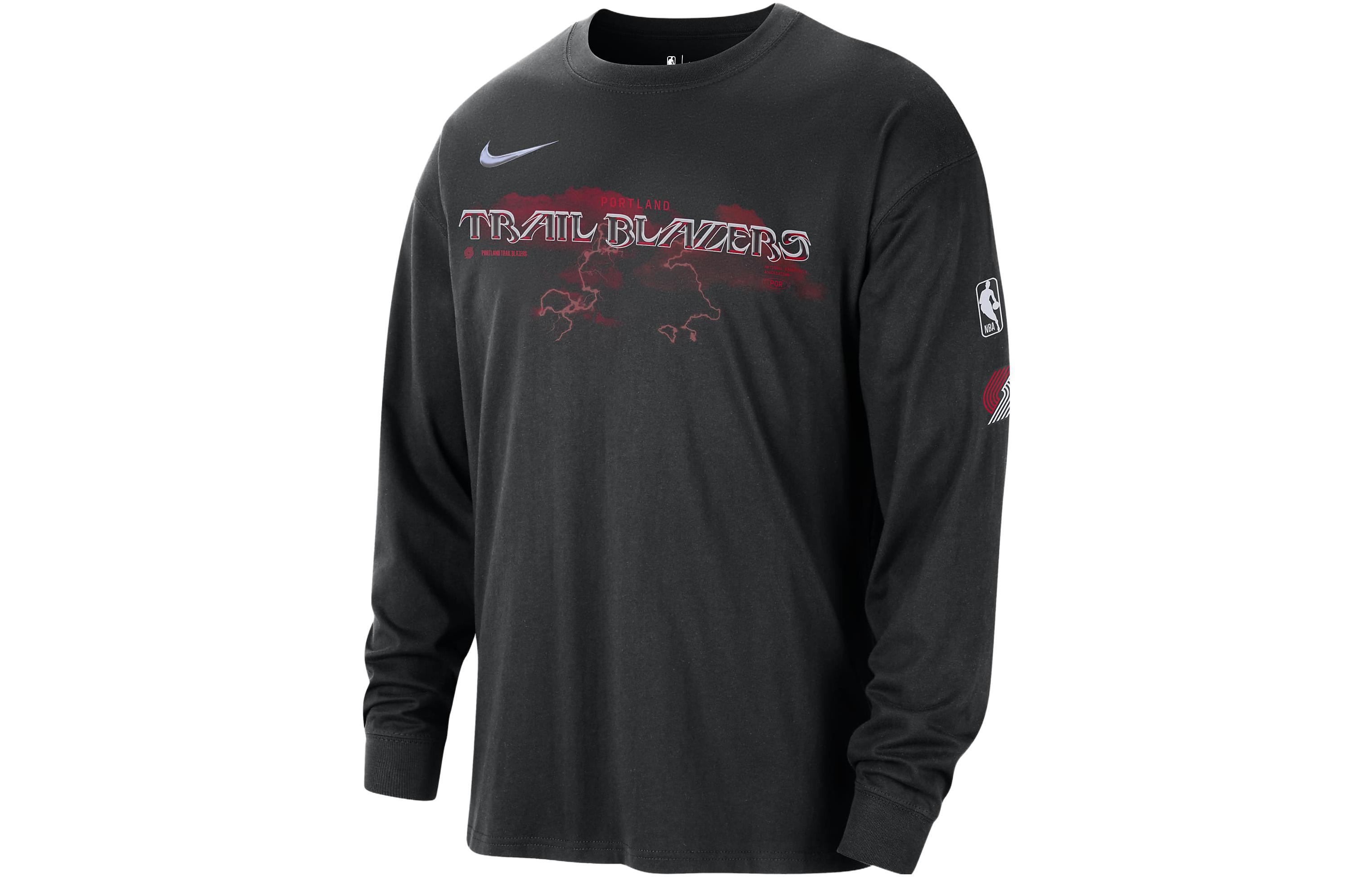 Nike Portland Trail Blazers Essential Max90 Men's Nike Nba Long Sleeve T Shirt