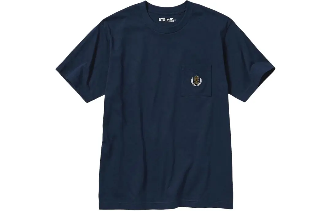 UNIQLO x PAIQIUSHAONIAN,LIANMINGKUAN SS24 T Shirt Unisex Navy Blue
