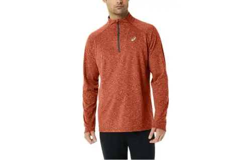 Asics Train Sana 1/2 Zip T Shirt Men's Umber
