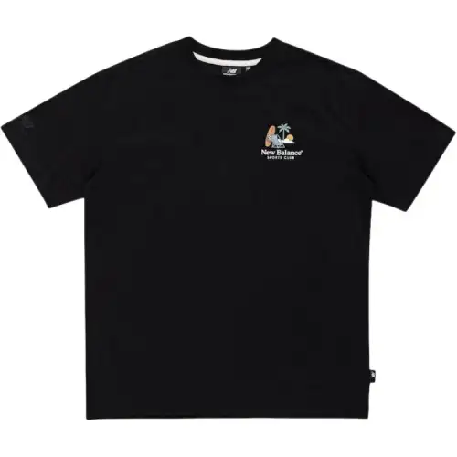 New Balance Uni Nb Boy Wave Club T Shirt Men's Black
