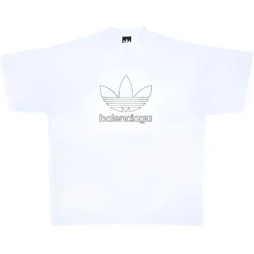Balenciaga T Shirt Men's Loose Fit White