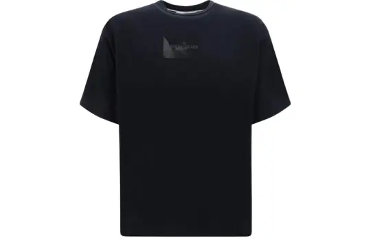 STONE ISLAND Logo print Cotton T shirt