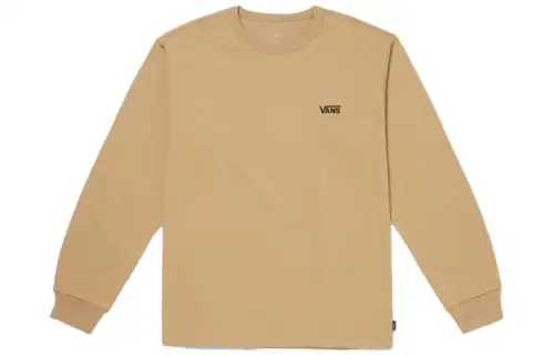 Vans T Shirts Men's Brown Crew Neck Moderate Straight Fit
