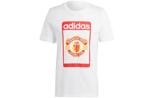 Adidas Originals T Shirts Men's White Crew Neck Moderate Straight Fit