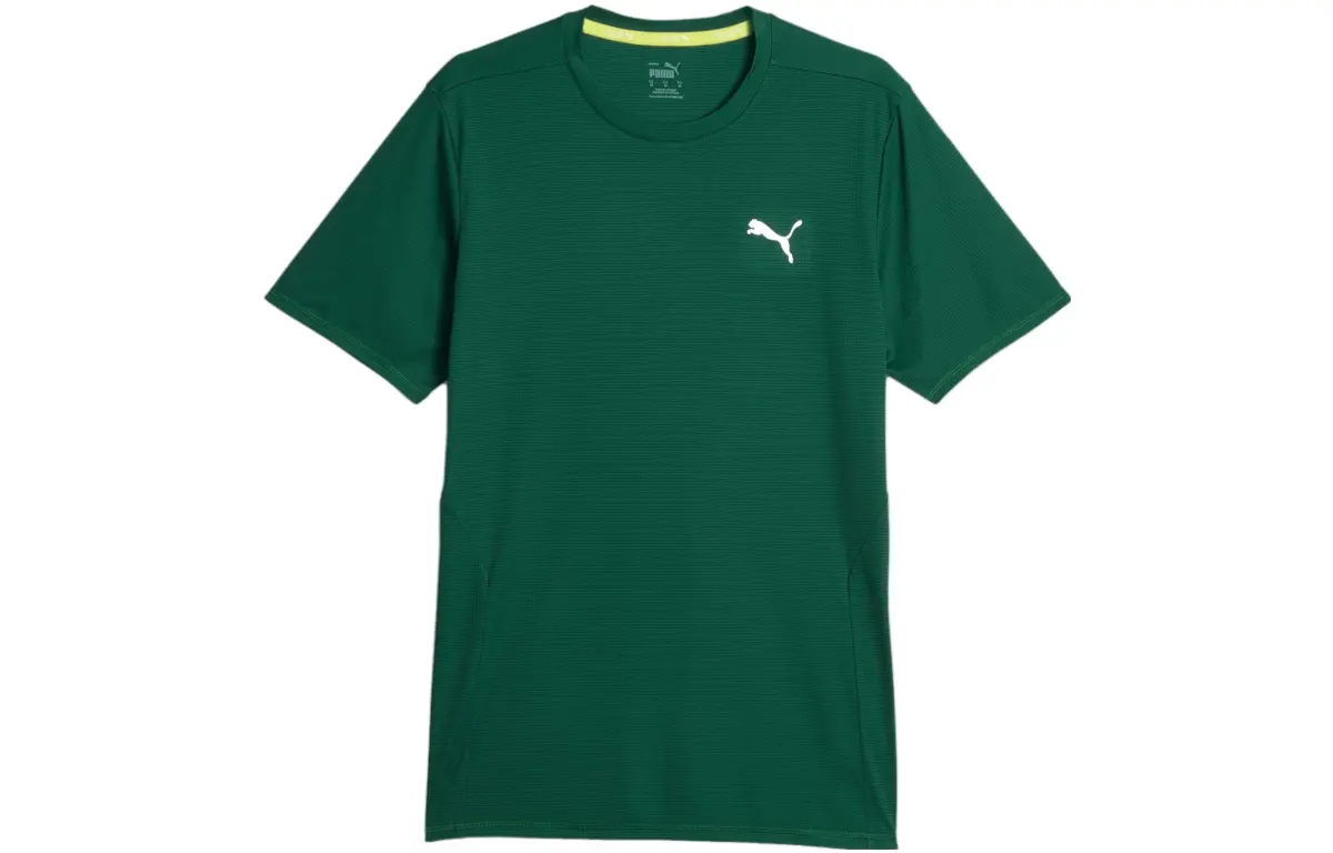 PUMA CLASSICS RUN FAVOURITE Short Sleeve Running Tee Men T Shirt Men's Green