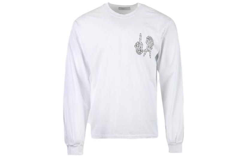 LOEWE T Shirts Men's White Crew Neck Moderate Straight Fit