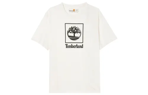 Timberland SS24 T Shirt Unisex Vintage White