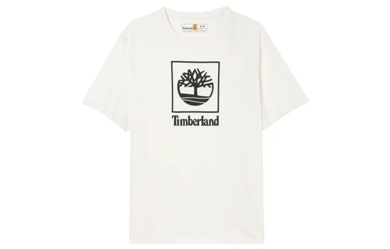 Timberland SS24 T Shirt Unisex Vintage White