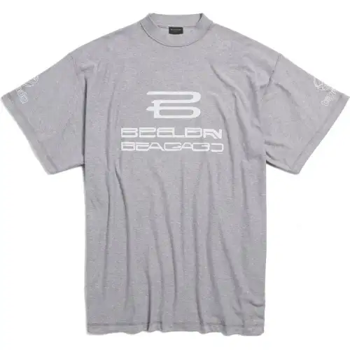 Balenciaga SS24 T Shirt Loose Fit Unisex Gray