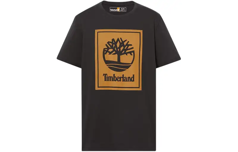 Timberland T Shirts Men's Black Moderate Straight Fit
