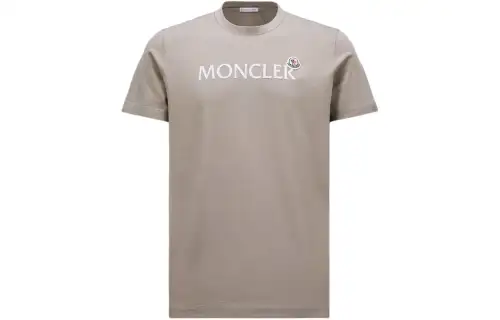 Moncler Flocked-logo Cotton T-shirt