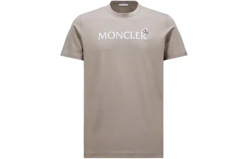 Moncler Flocked-logo Cotton T-shirt