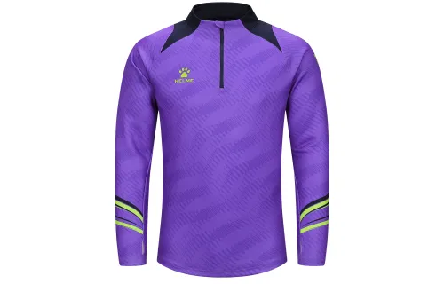 Football sports autumn long-sleeve for training with zipper, T-shirt for men and women, with a zipper, for running, 2023