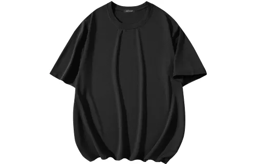 JEANSWEST T Shirts Unisex Crew Neck Thin Straight Fit