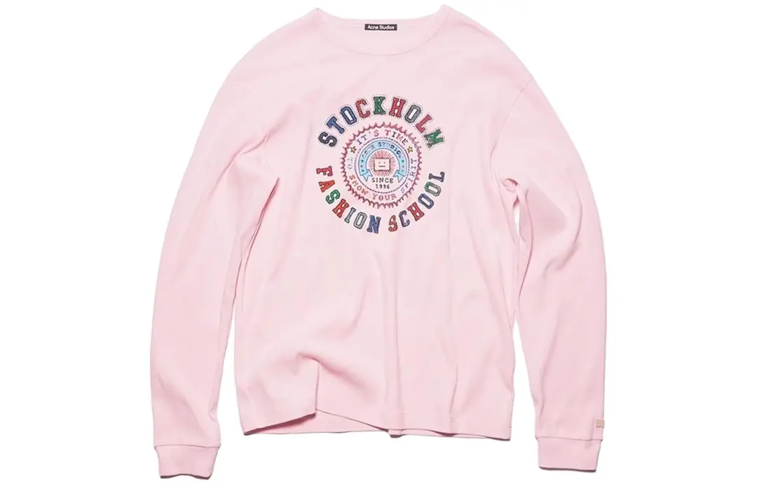 Acne Studios Logo Graphic Sleeved T-Shirt