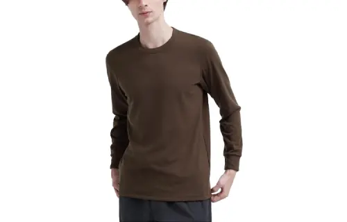 UNIQLO T Shirt Men's Dark Umber