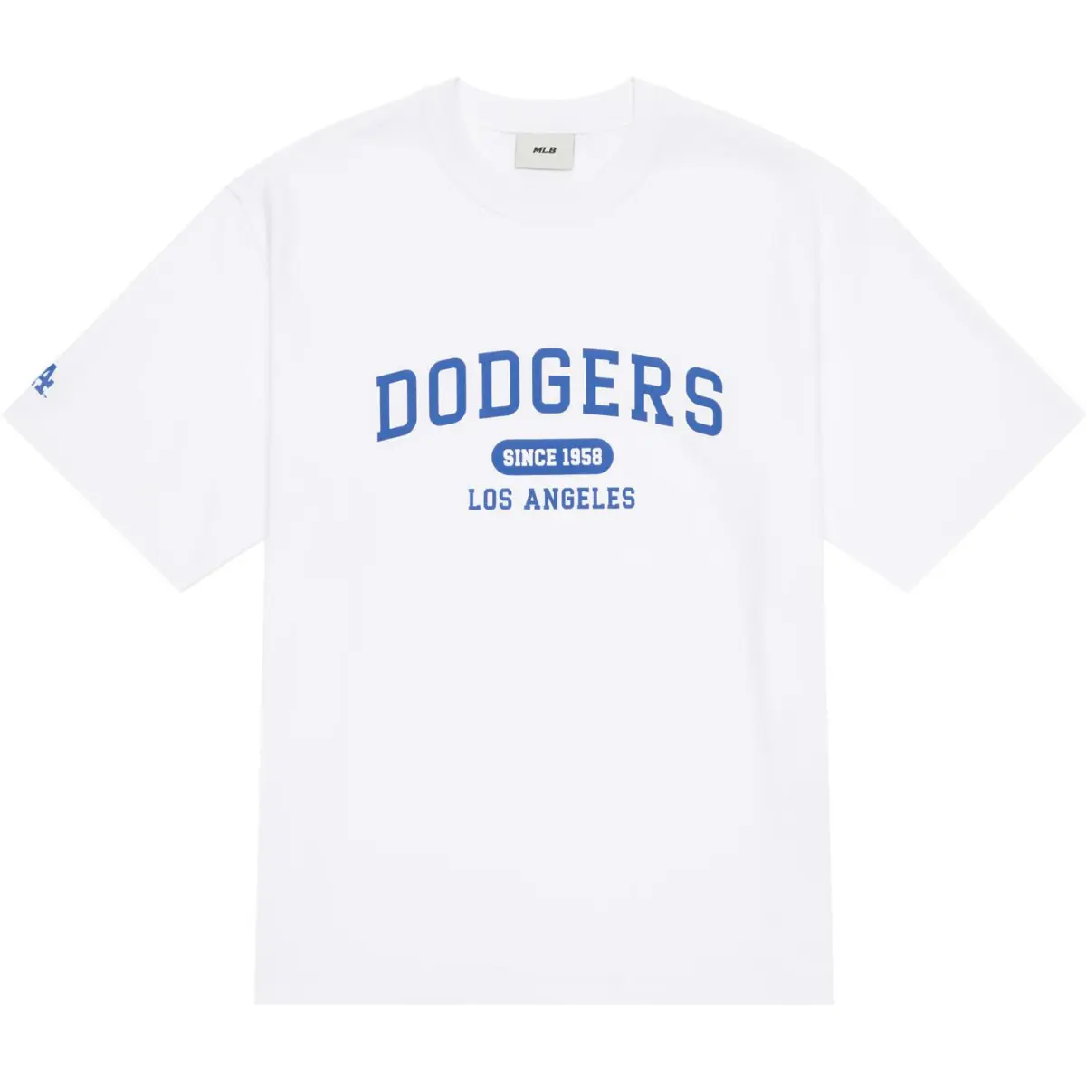 MLB Preppy T-Shirts Unisex White Crew Neck Moderate