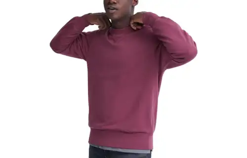 UNIQLO T Shirts Unisex Violet Crew Neck Moderate Straight Fit