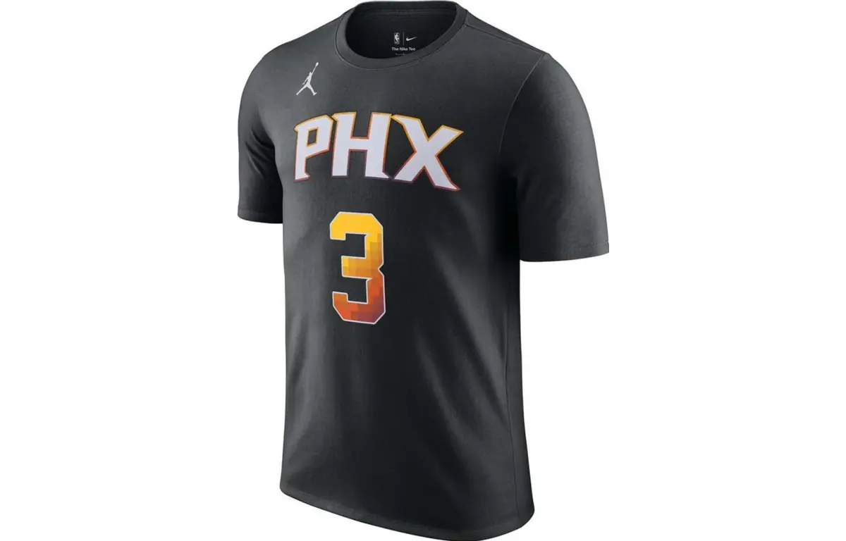 Nike T-Shirts Men's Black Crew Neck Moderate Straight Fit