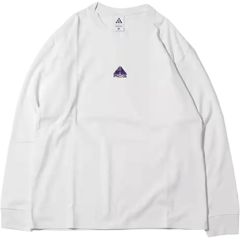 Nike ACG Lungs T-Shirts Men's Summit White Crew Neck Moderate Straight Fit