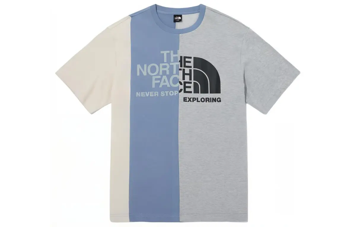 THE NORTH FACE T Shirt Unisex Gray Blue