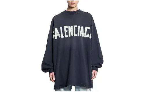 Balenciaga SS24 T Shirt Loose Fit Men's Gray