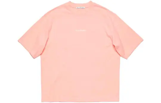 Acne Studios Logo Printed Crewneck T Shirt
