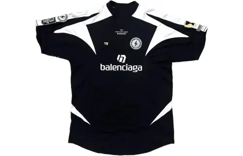 Balenciaga x PeaceElite League T Shirt Loose Fit Men's Black