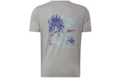 Reebok BB BASKETBALL CT SS TEE T Shirt Men's Gray