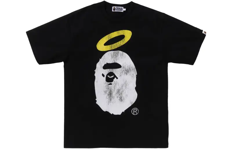 Bape X Union Pigment Dyed Ape Head Tee