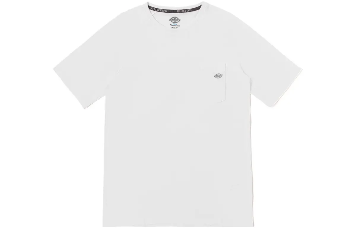 Dickies T Shirts Unisex White Crew Neck Moderate Straight Fit