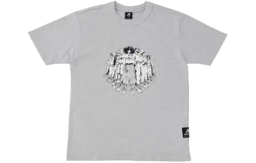 New Balance T Shirts Men's Gray Crew Neck Moderate