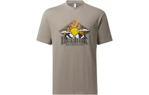 Reebok TEE T Shirt Unisex Brown