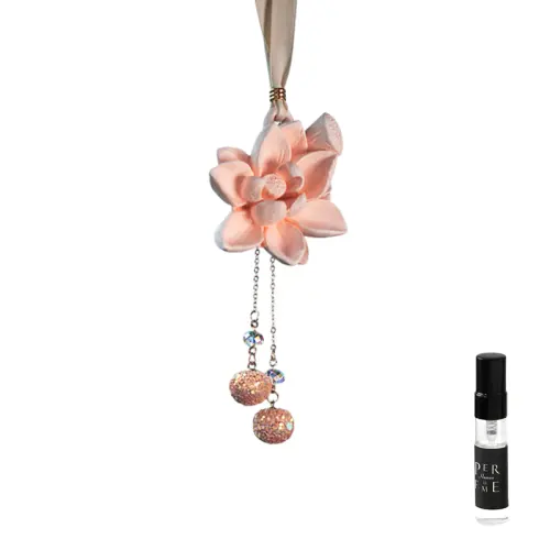 Design floral aromatherapy, pendant, universal perfume for auto, light luxury style