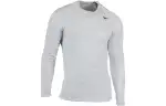 Nike T Shirts Men's White Crew Neck Moderate Straight Fit