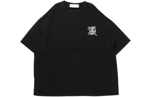 Converse T Shirts Men's Black Crew Neck Moderate Straight Fit