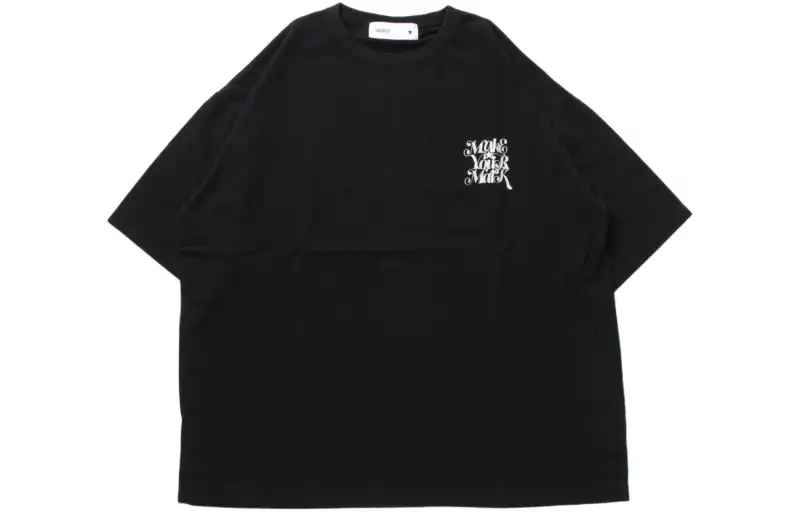 Converse T Shirts Men's Black Crew Neck Moderate Straight Fit