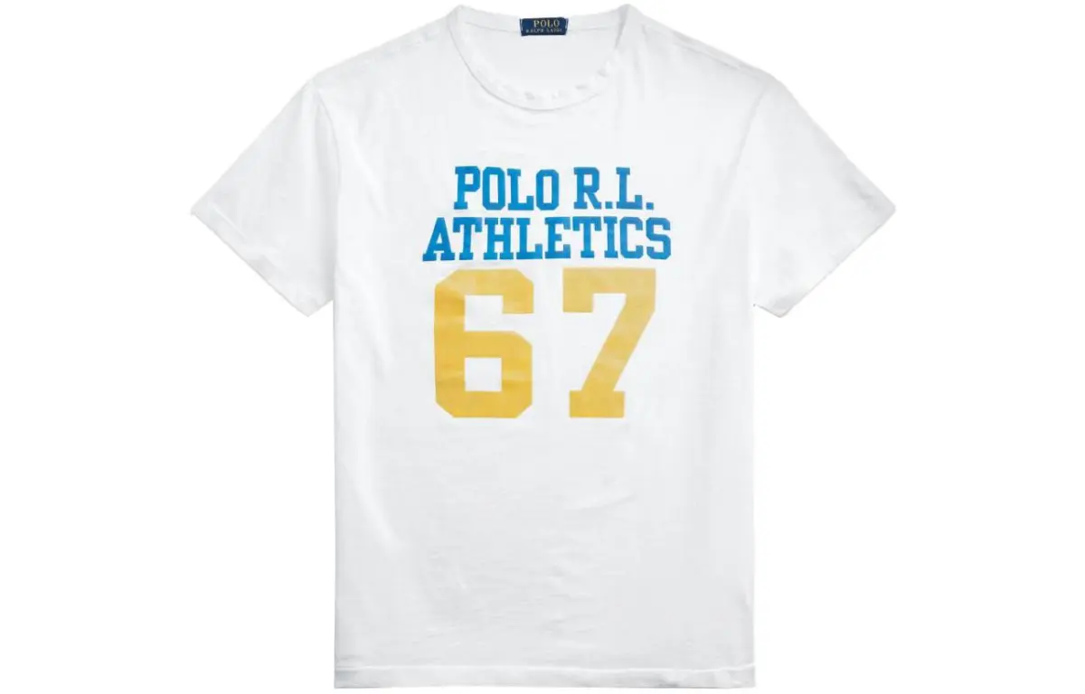 Polo Ralph Lauren T Shirt Custom Slim Fit Men's White