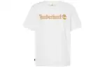 Timberland T Shirts Men's White Crew Neck Moderate Straight Fit